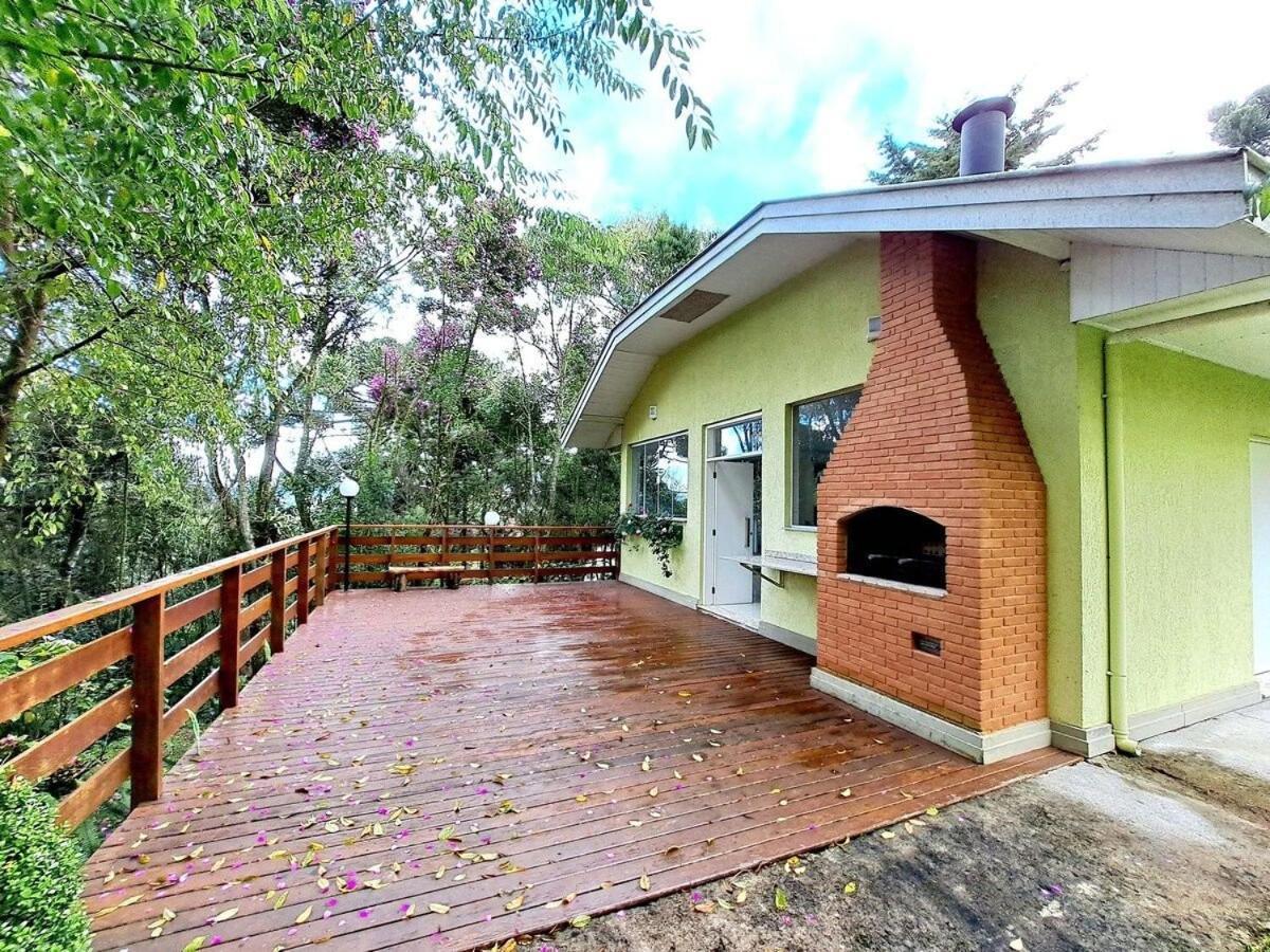 Apartamento Charmoso Com Lareira Campos do Jordão Exterior foto