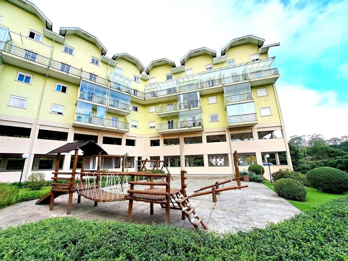 Apartamento Charmoso Com Lareira Campos do Jordão Exterior foto