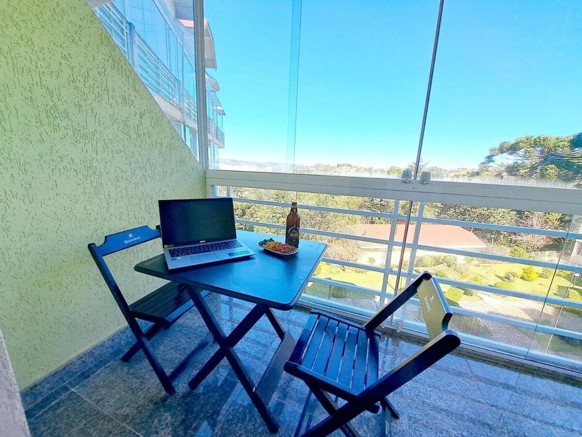 Apartamento Charmoso Com Lareira Campos do Jordão Exterior foto