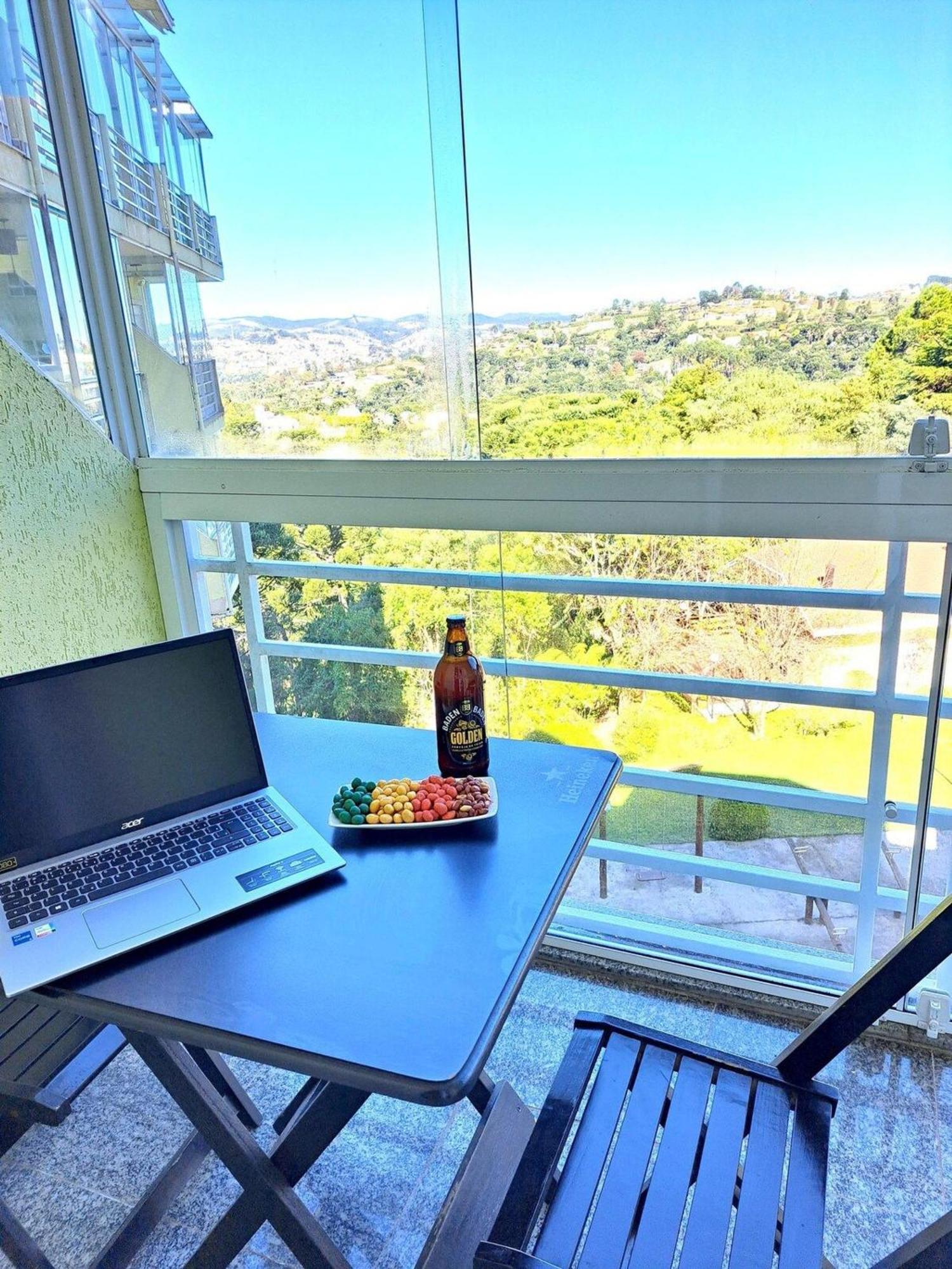 Apartamento Charmoso Com Lareira Campos do Jordão Exterior foto